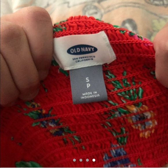 Red Floral Dress - Picture 4 of 4